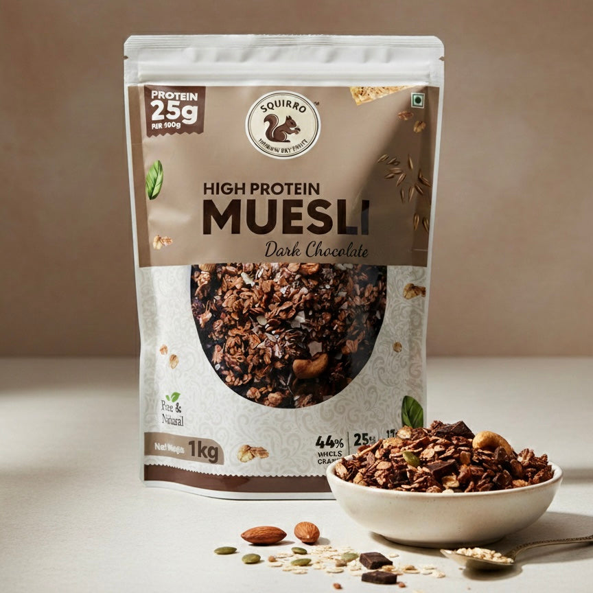 High Protein Dark Chocolate Muesli