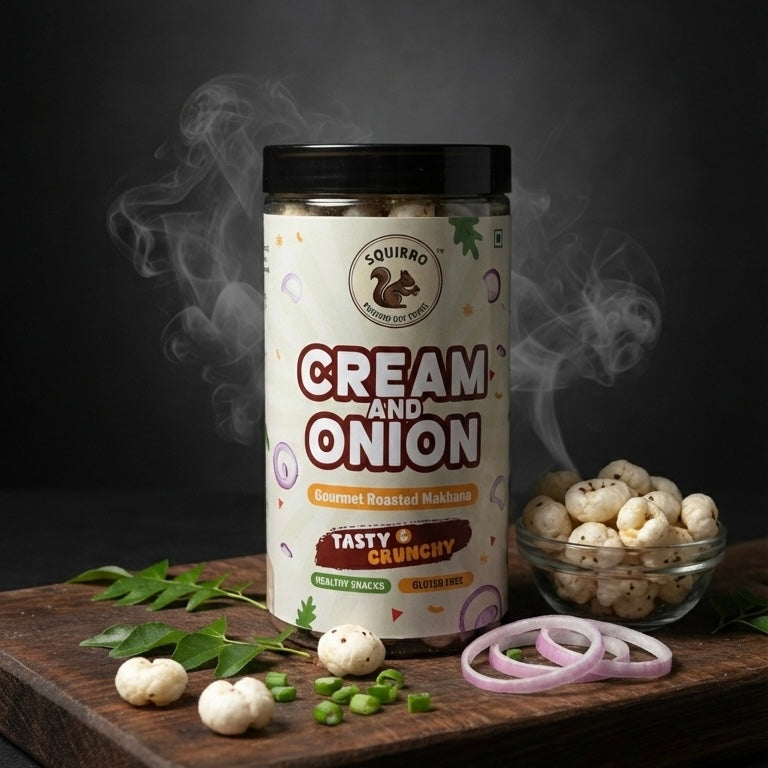 Cream & Onion Makhana – 70g