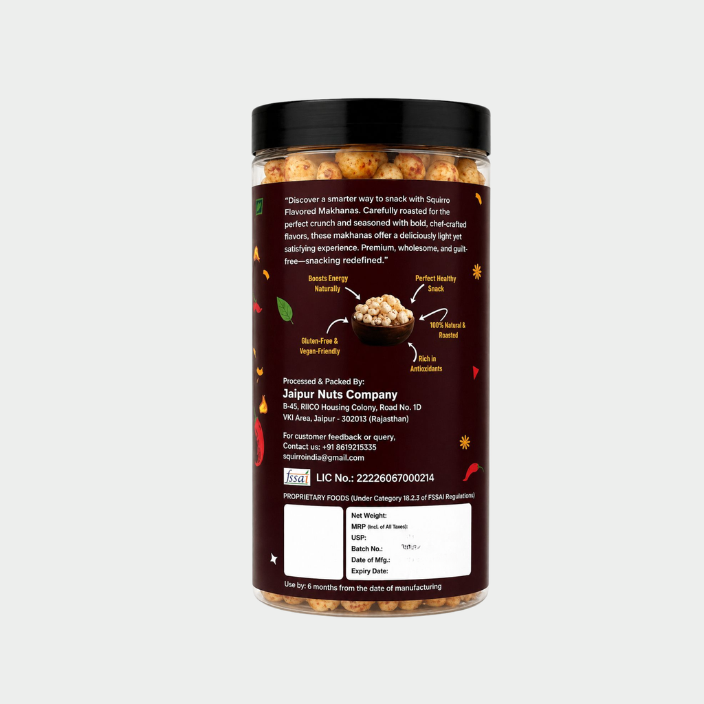 Makhana Combo – Mint & Lemon + Peri Peri (70g each)