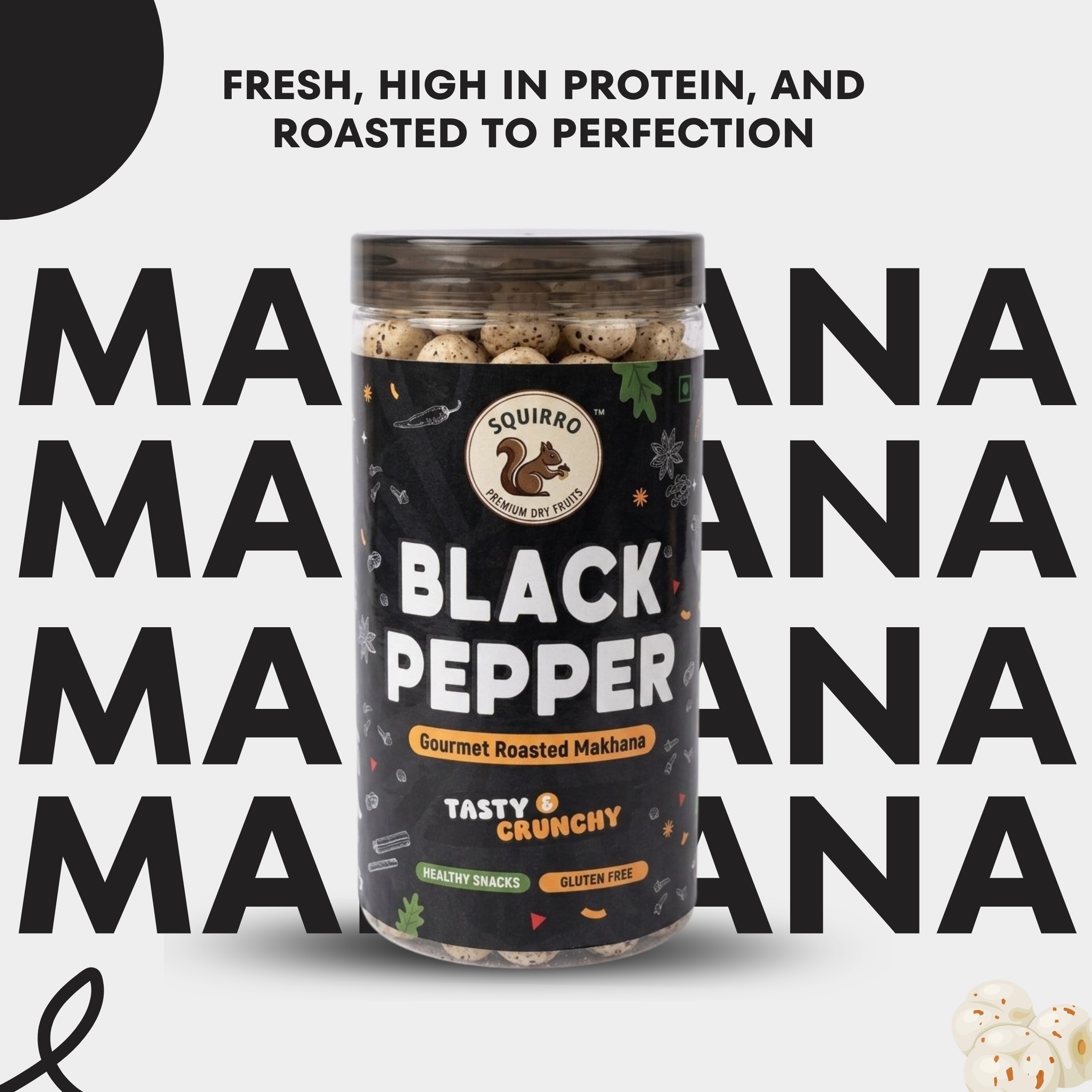 Black Pepper Makhana – 70g