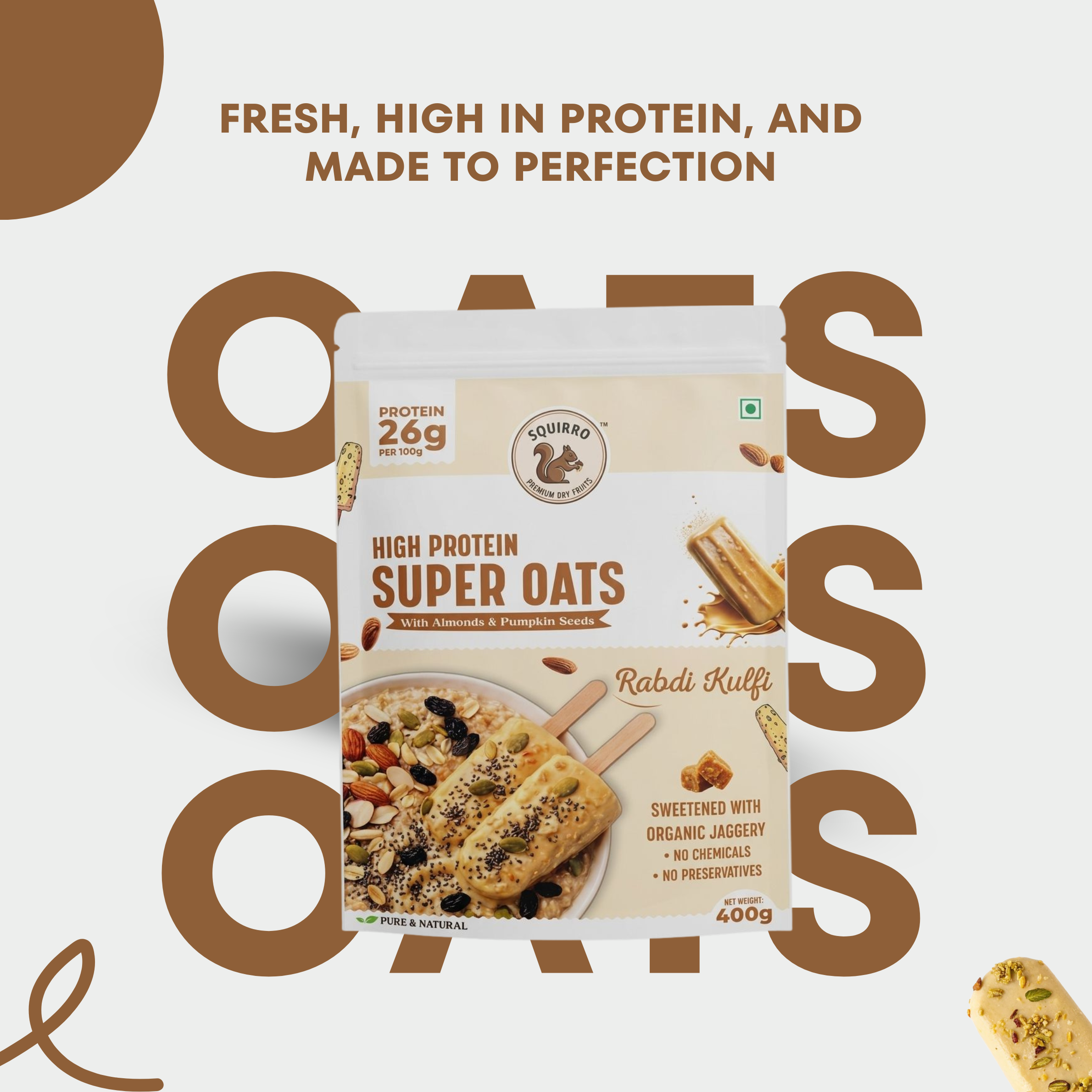 High Protein Rabdi Kulfi Oats