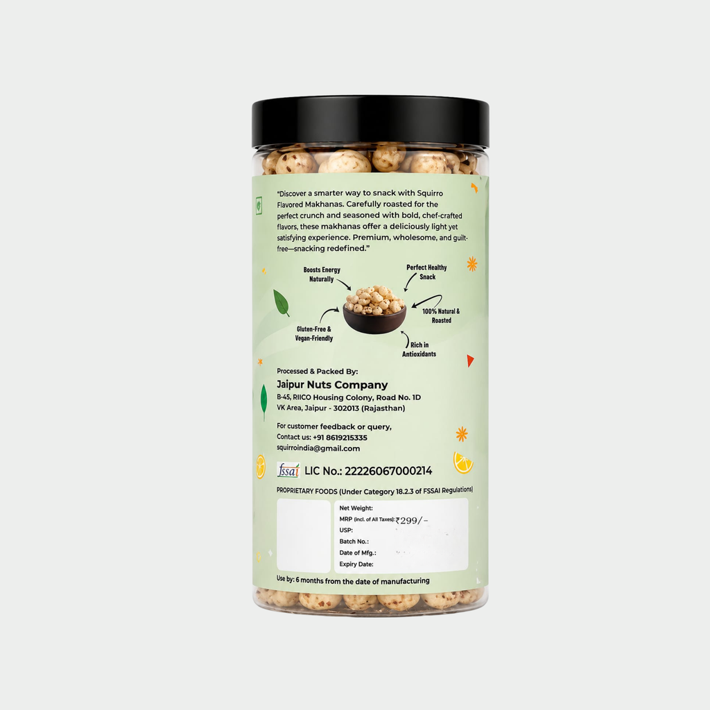 Makhana Combo – Mint & Lemon + Peri Peri (70g each)