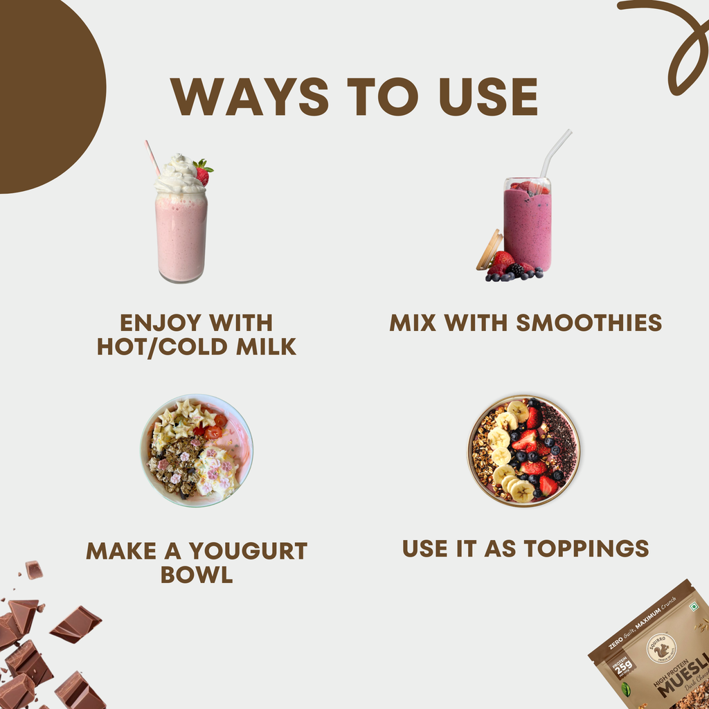 High Protein Dark Chocolate Muesli